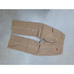 Early 2000s Y2K Dickies Brown Carpenter Canvas Pants